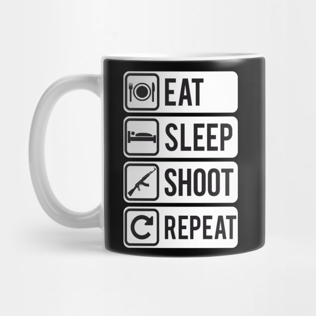 Seen from afar! Eat Sleep Shoot Repeat by FAawRay